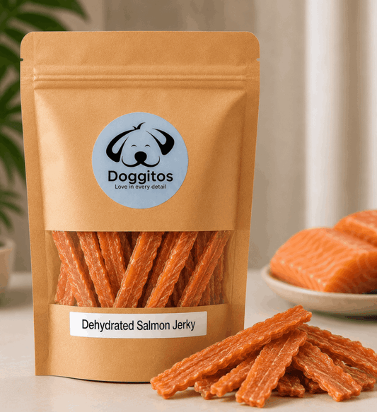 Dehydrated salmon jerky