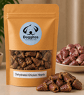 Dehydrated chicken hearts